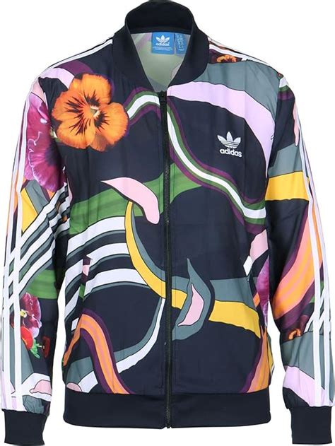 adidas jack met bloemen|Amazon.com: Adidas Floral Jacket.